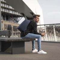 Рюкзак синий антивор XD Design Bobby Hero Regular Light Blue (P705.299)