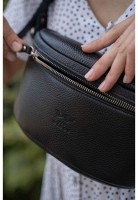 Женская поясная сумка Explorer S черная флотар TW-EXPLORER-S-BLACK-FLO