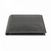 Английский кожаный мужской кошелек Ridgeback JBNC 35 Black (Черный)