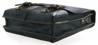 Мужской кожаный черный портфель Vintage 14248