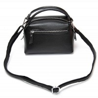 Женский молодежный кожаный клатч ALEX RAI F-5504 black