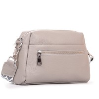 Женская кожаная сумка классическая ALEX RAI 99122 l.gray
