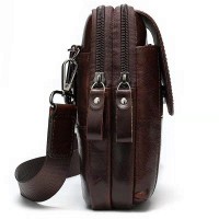 Кожаная сумка на пояс Vintage 14938