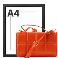 Женский клатч из кожезаменителя VALIRIA FASHION 5DETAA308-orange