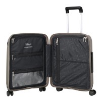 Чемодан с USB Titan 40x55x20 см XENON 19/Champagne S Ti849406-40