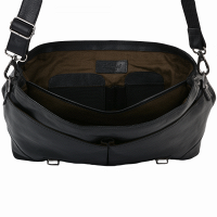 Мужской кожаный портфель Ashwood ELLIOT BLACK