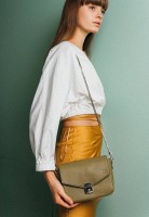 Женская кожаная сумка Yoko оливковая TW-YOKO-OLIVE
