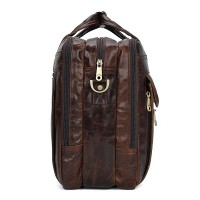 Мужская кожаная сумка-портфель John McDee jd7146q