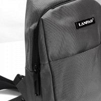 Мужская тканевая сумка-слинг Lanpad 3072 gray