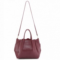 Кожаная сумка POOLPARTY Soho Remix marsala