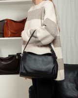 Женская кожаная сумка классическая ALEX RAI 91007-9 black