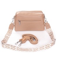 Женская кожаная сумка классическая ALEX RAI 99122 l.khaki