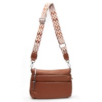 Женская кожаная сумка через плечо ALEX RAI 8269 khaki