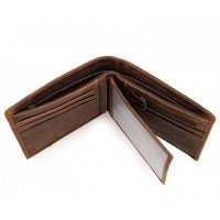 Мужское кожаное коричневое  портмоне TIDING BAG 8064B