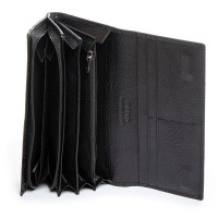 Женский кожаный кошелек Classik  DR. BOND W502-2 black