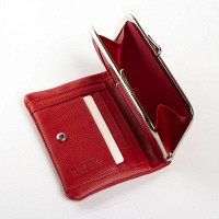Женский кожаный кошелек Classik  DR. BOND WN-23-14 red