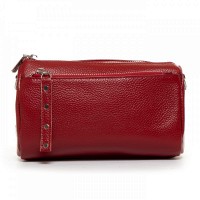 Молодежный клатч из кожи ALEX RAI BM BM 88083-4 bordo