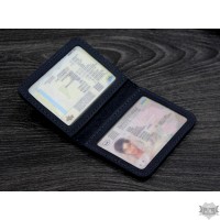 Кард-кейс ручной работы BlankNote 4.0 (с окошком) "Карбон" Ночное небо