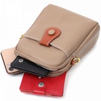 Молодежная женская кожаная сумка через плечо Vintage 22271 