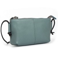 Молодежный клатч из кожи ALEX RAI 6003 blue