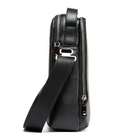 Мужская кожаная сумка через плечо BRETTON 3516-3 black