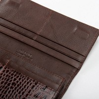 Женский лаковый кожаный кошелек PE DR. BOND PEW501-2 brown