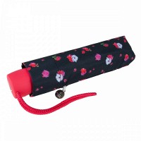 Зонт женский механический Fulton L354-041680 Minilite-2 Strawberry Garden (Клубничный сад)