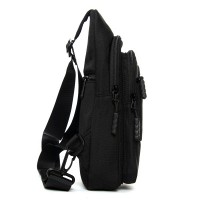 Мужская тканевая сумка-слинг Lanpad A4157 black бол