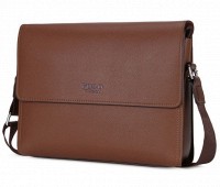 Мужская коричневая деловая сумка Polo 8822-4