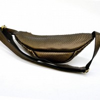 Сумка на пояс из кожи питона TARWA REP-3034-3md