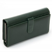 Женский кожаный кошелек Bright DR. BOND W46 green