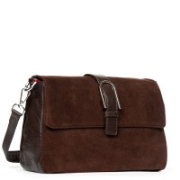 Женская замшевая сумка ALEX RAI 3002-9M brown