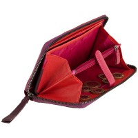 Женский кожаный кошелек Visconti BRC98 Julia (Berry Kiss)