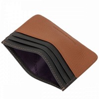 Картхолдер из натуральной кожи Smith & Canova 90014 (Black-Tan)