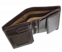 Мужской бумажник Visconti TSC44 Lucca (Brown) с защитой RFID