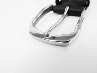 Ремень из кожи SVETLANA ZUBKO «STEEL» PK351A Пряжка с нержавеющей стали