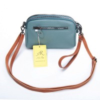 Женский молодежный кожаный клатч ALEX RAI 19204 blue