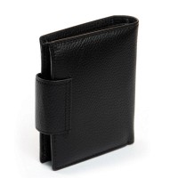 Женский кожаный кошелек Bright DR. BOND WS-36 black