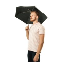 Механический зонт Fulton Superslim-1 L552 Black (Черный)