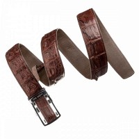 Мужской ремень из кожи крокодила CROCODILE LEATHER 18235 