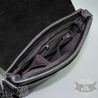 Стильная мужская сумка планшет черная
