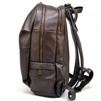 Кожаный мужской коричневый рюкзак TARWA gc-7340-3md