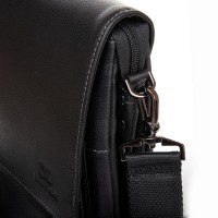 Мужская кожаная сумка через плечо BRETTON 5190-3 black