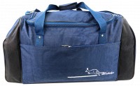 Спортивная сумка Wallaby 447-6 синий с черным, 59 л