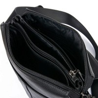 Мужская кожаная сумка через плечо BRETTON 3387-3 black