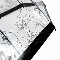 Зонт-трость женский механический  Fulton L042-041215 Birdcage-2 Cats (Коты)