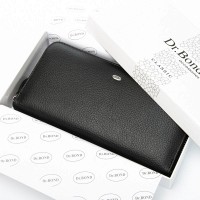 Женский кожаный кошелек Bright DR. BOND W201 black