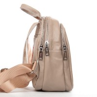 Женская кожаный рюкзак ALEX RAI 2058-9 beige