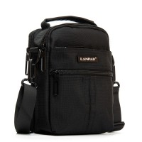 Мужская небольшая сумка через плечо и пояс Lanpad 3790 black