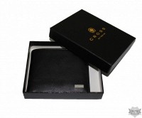 Мужское кожаное черное портмоне CROSS INSIGNIA AC248072B-1